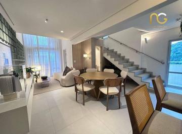 6fb113206f4edfd0c257505b6059e9811abafc96 · Apartamento Duplex com 3 dormitórios à venda, 140 m² por R$ 2.300.000,00 - Canto do Forte - Praia Gr