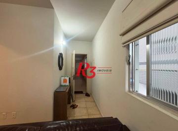 ff50ed39738e36077f422730e6645f1100a49b66 · Apartamento com 2 dormitório, Quadra da Praia, Santos.