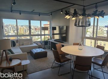 Apartamento · 93m² · 3 Quartos · 2 Vagas · 03 quartos finamente decorado com linda vista no Rio Branco