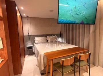 Quarto integrado · Apartamento com 1 quarto para alugar, 28 m²- Pinheiros - São Paulo/SP