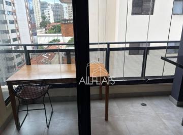 Varanda · Apartamento com 1 quarto 33 m² - Pinheiros - São Paulo/SP