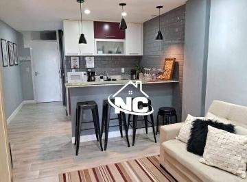 9e8695980d9ff756937c8a77cb063a98afc02179 · Flat com 1 quarto à venda, 45 m² por R$ 600.000 - Camboinhas - Niterói/RJ