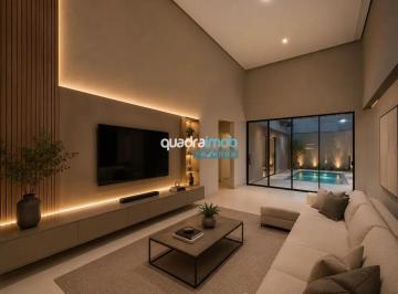 Casa de 3 quartos, Vicente Pires · Casa de alto padrão com 3 suítes, piscina e área gourmet em Vicente Pires