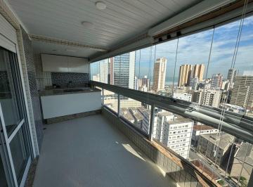 Foto 1 · Apartamento com vista mar, 2 dormitórios à venda, 92 m² por R$ 860.000 - Boqueirão - Praia Grande/SP