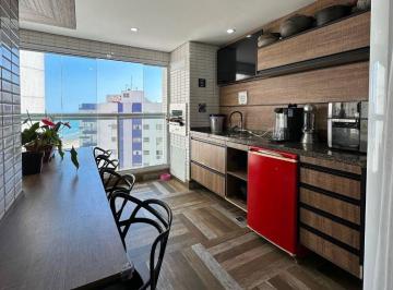 Foto 1 · Apartamento com 3 quartos mobiliado vista mar no Boqueirao em Praia Grande