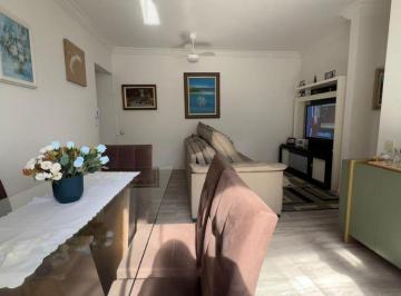Foto 1 · Apartamento em prédio frente mar em Mongaguá com 2 quartos, 1 suíte, varanda gourmet, mobiliado e vi
