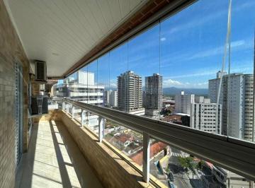 Foto 1 · Apartamento com 2 quartos, 2 vagas e sacada gourmet na Guilhermina, Praia Grande/SP