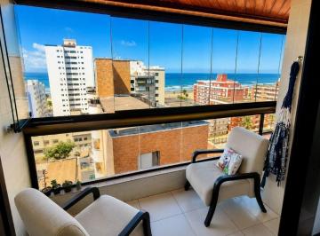 Foto 1 · Apartamento mobiliado à venda na Vila Tupi – Praia Grande | 3 quartos (1 suíte) | Vista livre para o