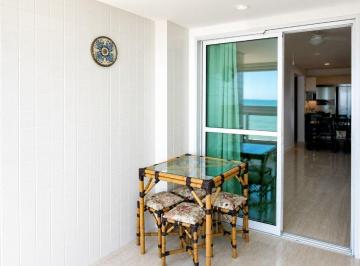 Foto 1 · Apartamento Frente Mar em Mongaguá | 79m², 2 Dormitórios, Suíte, Mobiliado, Piscina e Vista Definiti