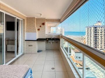 Foto 1 · Apartamento à venda no Tupi em Praia Grande com 1 quarto, suíte, 73 m² e sacada gourmet – 250 metros