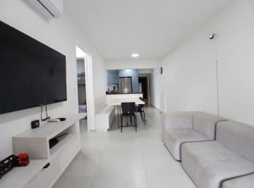 Foto 1 · Apartamento com 2 quartos mobiliado com churrasqueira a carvão no Boqueirão em Praia Grande