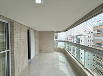 Foto 1 · Apartamento 3 quartos mobiliado no Canto do Forte | Quadra da praia, 2 vagas, sacada gourmet e lazer