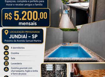 Casa de 4 quartos, Jundiaí · Casa direto com proprietário com piscina ( Próximo do centro de Jundiaí)