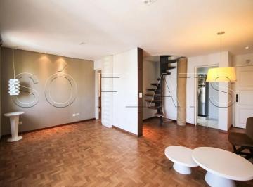 Apartamento · 154m² · 1 Quarto · 2 Vagas · Duplex de 154m² no Piazza Di Spagna, Moema: exclusividade com área de lazer própria
