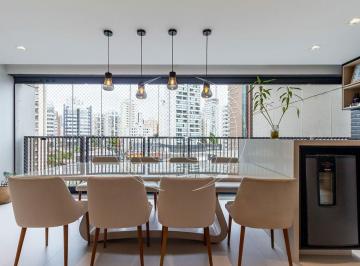 Apartamento · 146m² · 3 Quartos · 2 Vagas · Apartamento em Prédio novo em Moema Índios com 3 suítes e 2 vagas