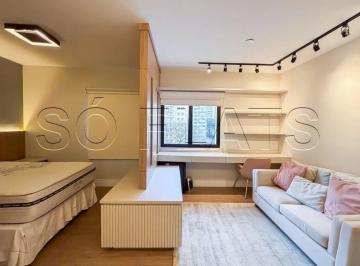 Apartamento · 33m² · 1 Quarto · 1 Vaga · Flat no Ninety contendo 33m², 1 dormitório e 1 vaga de garagem, disponível para locação nos Jardins.