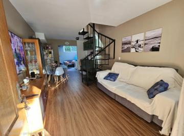Casa · 115m² · 3 Quartos · 1 Vaga · Sobrado 3 dormitórios + escritório lareira e churrasqueira em condomínio bairro