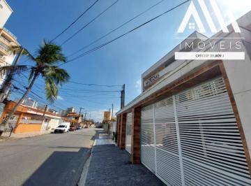 Casa · 60m² · 2 Quartos · 1 Vaga · Sobrado com 2 dormitórios em condomínio, 60 M² em Praia Grande, Aviação, 500 metros da praia e próxi