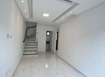 Casa · 109m² · 1 Vaga · Sobrado Triplex com 2 Suítes, 109 M² em Praia Grande, Aviação, 600 metros da praia e próximo ao com