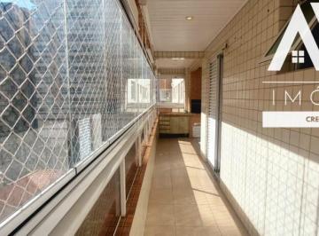 Apartamento · 110m² · 3 Quartos · 2 Vagas · Locação de Apartamento 3 Suítes no Canto do Forte - Praia Grande