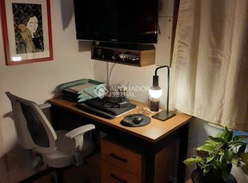 Apartamento · 28m² · 1 Quarto · Apartamento um dormitórios, sala, cozinha, área serviço e banheiro