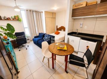 Apartamento · 26m² · 1 Quarto · 1 Vaga · SESP 713/913 - RESD. GOLDEN PLACE - KITNET SEMIMOBILIADA - GARAGEM COBERTA - ANDAR ALTO - ACEITA FIN