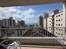 Apartamento · 93m² · 2 Quartos · 1 Vaga · Apartamento Vista mar - Guilhermina, Praia Grande
