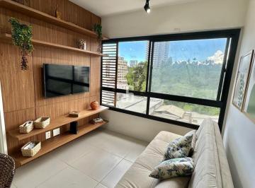 Apartamento · 27m² · 1 Quarto · 1 Vaga · Apartamento 1 quarto à venda na Barra, mobiliado, andar alto e 27m²