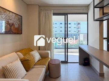 Apartamento · 50m² · 1 Quarto · 1 Vaga · Apartamento de 50m² mobiliado com 1 quarto e 1 banheiro para alugar no Cambuí Campinas