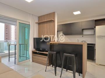 Apartamento · 50m² · 1 Quarto · 1 Vaga · APARTAMENTO MOBILIADO E ACONCHEGANTE NO BIGORRILHO