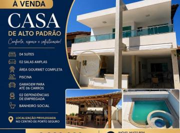 Casa · 160m² · 4 Quartos · 6 Vagas · Casa 4 Dormitórios à Venda no Centro de Porto Seguro
