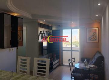 Apartamento · 64m² · 2 Quartos · 1 Vaga · Apartamento Mobiliado para Locação - Condomínio The Liberty | Gopoúva - Guarulhos/SP