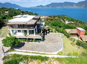 Casa · 380m² · 4 Quartos · 10 Vagas · Linda casa de praia de condomínio à venda em Ilhabela