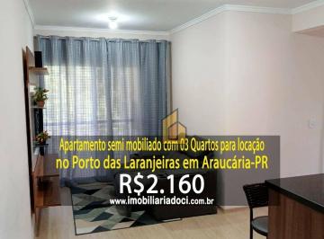 5eb65a758fe29fbfa206483f0a26e1aea4c73081 · Apartamento semi mobiliado com 03 Quartos no Porto das Laranjeiros em Araucária-PR - Locação por R$