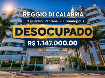 Apartamento · 92m² · 3 Quartos · 2 Vagas · REGIO DE CALABRIA - PANTANAL - 03 Dormitórios sendo 1 Suites + 02 Vaga - Infra Completa