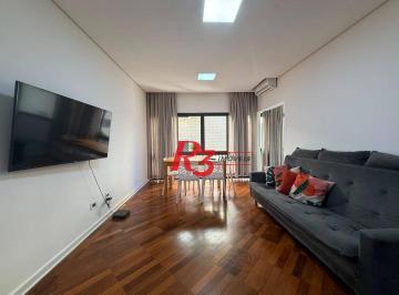 1b928e27599c017f8e245493c14634f8d9058c15 · Apartamento com 1 dormitório para alugar, 100 m² por R$ 4.000,00/mês - Aparecida - Santos/SP