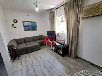 6a73394423e0febee212b6bb7016b04df403fa93 · Apartamento térreo com 3 dormitórios à venda, 80 m² por R$ 575.000 - Boqueirão - Santos/SP