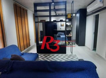 72cd8e74fc9439ad98e4466c47e982f9847c341c · Apartamento com 1 dormitório à venda, 72 m² por R$ 905.000,00 - Embaré - Santos/SP