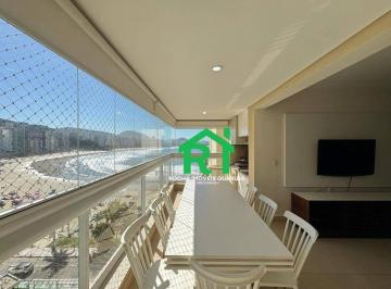 Varanda Gourmet · Apartamento frente mar com 3 quartos (1 suíte), 2 vagas e lazer à venda em Jardim Astúrias, Guarujá