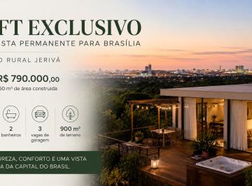 Casa de 2 quartos, Brasília · Loft Exclusivo com Vista Permanente para Brasília | 160 m² | Terreno de 900 m² | R$ 790 Mil