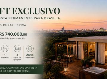 Casa de 1 quarto, Brasília · Loft Exclusivo com Vista Permanente para Brasília | 160 m² | Terreno de 900 m² | R$ 790 Mil