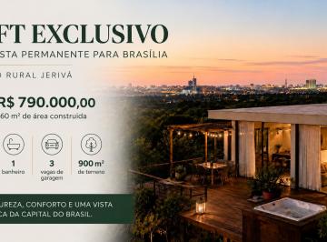 Casa de 1 quarto, Brasília · Loft Exclusivo com Vista Permanente para Brasília | 160 m² | Terreno de 900 m² | R$ 790 Mil