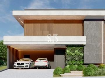 Foto 01 · Casa de Luxo em Condomínio: Residência Contemporânea em Campinas-SP, 4 Suítes, Varanda Gourmet e Pis