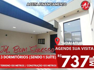 Casa de 3 quartos, Indaiatuba · Casa Nova A Venda Jardim Bom Sucesso - Indaiatuba - SP!