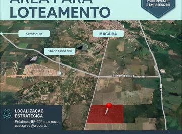 Terreno , Macaíba · Área Plana com 50ha para loteamento em Macaíba - Entre a BR-304 e Acesso ao Aeroporto