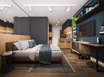 Apartamento de 1 quarto, Curitiba · Joy Living - Studio, N.1006, 21 m2, vaga garagem - Piacentini