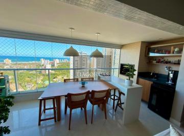 Foto 01 · Apartamento 3 Quartos com Vista Mar e Varanda Gourmet no Platno Greenville Patamares - Salvador-BA