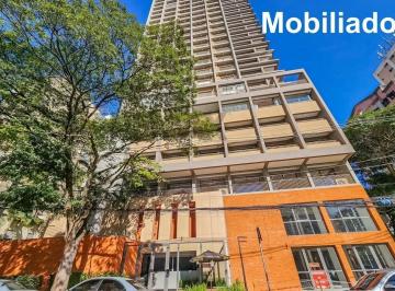 Apartamento · 30m² · 1 Quarto · Studio NR de 30m² Mobiliado no VOXX Itaim | Design Autoral e Prontidão a Passos da Faria Lima