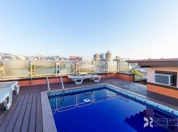 Apartamento · 152m² · 2 Quartos · 1 Vaga · Cobertura à venda com terraço e churrasqueira - Menino Deus, Porto Alegre