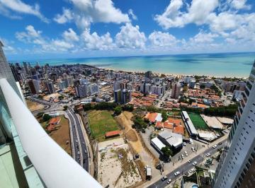 Apartamento · 70m² · 2 Quartos · 2 Vagas · Apartamento mobiliado vista mar à venda, 2 quartos, 1 suíte, 2 vagas, Altiplano Cabo Branco - João P